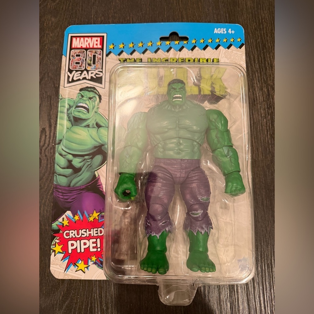 2018 SDCC Hasbro Marvel Legends Retro Super Heroes Hulk Boxed Figure
